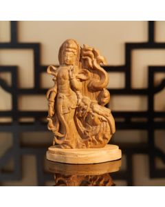 Tượng Phật Trầm Hương Quan Âm Đi Mây