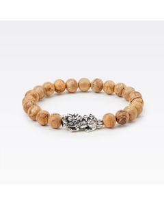 Vòng Trầm Hương Tròn Đơn Tỳ Hưu Bạc Thái