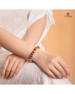Vòng tay Trầm Hương Lá Bùa Tây Tạng
